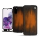 Lederschutzhülle Samsung Galaxy S20 - Marron Patine