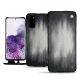 Housse cuir Samsung Galaxy S20 - Gris Patine