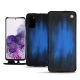 Housse cuir Samsung Galaxy S20 - Bleu Patine