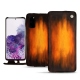 Custodia in pelle Samsung Galaxy S20 - Fauve Patine