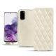 Custodia in pelle Samsung Galaxy S20 - Blanc escumo - Couture