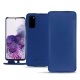 Housse cuir Samsung Galaxy S20 - Bleu océan PU