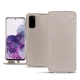 Samsung Galaxy S20 leather case - Taupe innocent