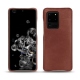 Samsung Galaxy S20 Ultra 5G leather cover - Passion vintage ( Glutton - Red ) 