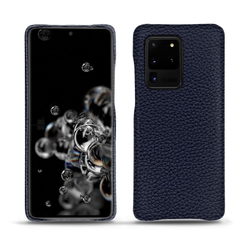 Samsung Galaxy S20 Ultra 5G leather cases and coversCobalt ( Pantone #2b253f ) 