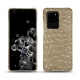 Coque cuir Samsung Galaxy S20 Ultra 5G - Autruche desert