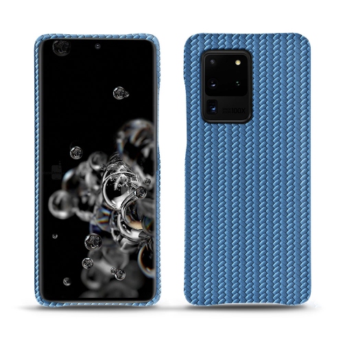 Funda de piel Samsung Galaxy S20 Ultra 5GAbaca ishia ( Pantone #395775 ) 