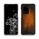 Lederschutzhülle Samsung Galaxy S20 Ultra 5G - Marron Patine