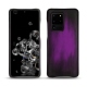 Coque cuir Samsung Galaxy S20 Ultra 5G - Violet Patine