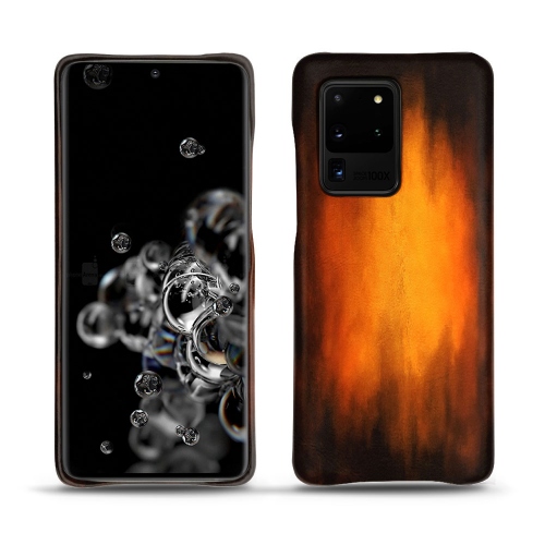 Samsung Galaxy S20 Ultra 5G leather cases and coversFauve Patine
