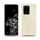 가죽 커버 Samsung Galaxy S20 Ultra 5G - Blanc escumo