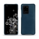 Samsung Galaxy S20 Ultra 5G leather cover - Blu mediterran