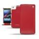Capa em pele Sony Xperia Z1  - Rouge ( Nappa - Pantone 199C ) 