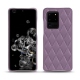 Lederschutzhülle Samsung Galaxy S20 Ultra 5G - Lilas - Couture ( Nappa - Pantone 2645U ) 