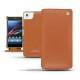 Capa em pele Sony Xperia Z1  - Marron ( Nappa - Pantone 1615C ) 