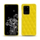 Funda de piel Samsung Galaxy S20 Ultra 5G - Jaune fluo - Couture