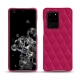 Custodia in pelle Samsung Galaxy S20 Ultra 5G - Rose fluo - Couture