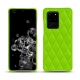 가죽 커버 Samsung Galaxy S20 Ultra 5G - Vert fluo - Couture