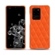 가죽 커버 Samsung Galaxy S20 Ultra 5G - Orange fluo - Couture