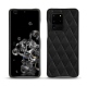 Coque cuir Samsung Galaxy S20 Ultra 5G - Negre poudro - Couture
