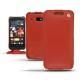 Housse cuir HTC Desire 601  - Rouge ( Nappa - Pantone 199C ) 