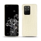 Samsung Galaxy S20+ 5G leather cover - Crocodile milk
