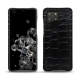 Coque cuir Samsung Galaxy S20+ 5G - Crocodile nero