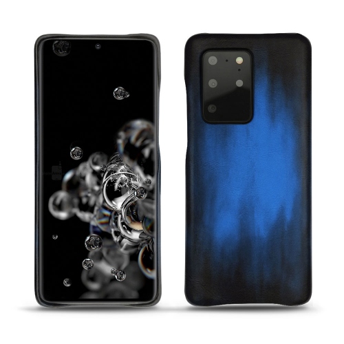 Custodia in pelle Samsung Galaxy S20+ 5GBleu Patine