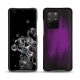 Coque cuir Samsung Galaxy S20+ 5G - Violet Patine