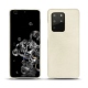 Samsung Galaxy S20+ 5G leather cover - Blanc escumo