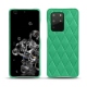 Samsung Galaxy S20+ 5G leather cover - Menthe vintage - Couture