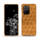 硬质真皮保护套 Samsung Galaxy S20+ 5G - Or Maïa - Couture
