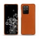 Coque cuir Samsung Galaxy S20+ 5G - Orange vibrant