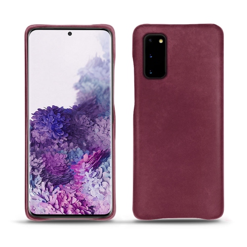 Lederschutzhülle Samsung Galaxy S20Prune vintage ( Pantone #612434 ) 