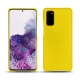 レザーケース Samsung Galaxy S20 - Jaune fluo