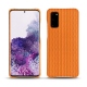レザーケース Samsung Galaxy S20 - Abaca arancio