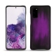 Coque cuir Samsung Galaxy S20 - Violet Patine