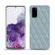 Funda de piel Samsung Galaxy S20 - Bleu ciel - Couture ( Nappa - Pantone 277C ) 