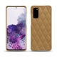 Coque cuir Samsung Galaxy S20 - Sable vintage - Couture