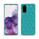 Funda de piel Samsung Galaxy S20 - Bleu fluo - Couture