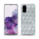 レザーケース Samsung Galaxy S20 - Platinium - Couture