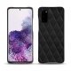 レザーケース Samsung Galaxy S20 - Negre poudro - Couture