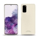 Funda de piel Samsung Galaxy S20 - Blanc PU