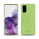 Coque cuir Samsung Galaxy S20 - Vert olive PU