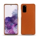 Coque cuir Samsung Galaxy S20 - Orange vibrant