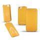 Housse cuir Apple iPhone 5S  - Jaune soulèu
