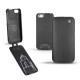 Apple iPhone 5S  leather case - Negre poudro
