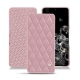 Housse cuir Samsung Galaxy S20 Ultra 5G - Rose - Couture ( Nappa - Pantone 2365C ) 