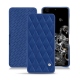 Custodia in pelle Samsung Galaxy S20 Ultra 5G - Bleu océan - Couture ( Nappa - Pantone 293C ) 