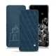 Samsung Galaxy S20 Ultra 5G leather case - Blu mediterran - Couture
